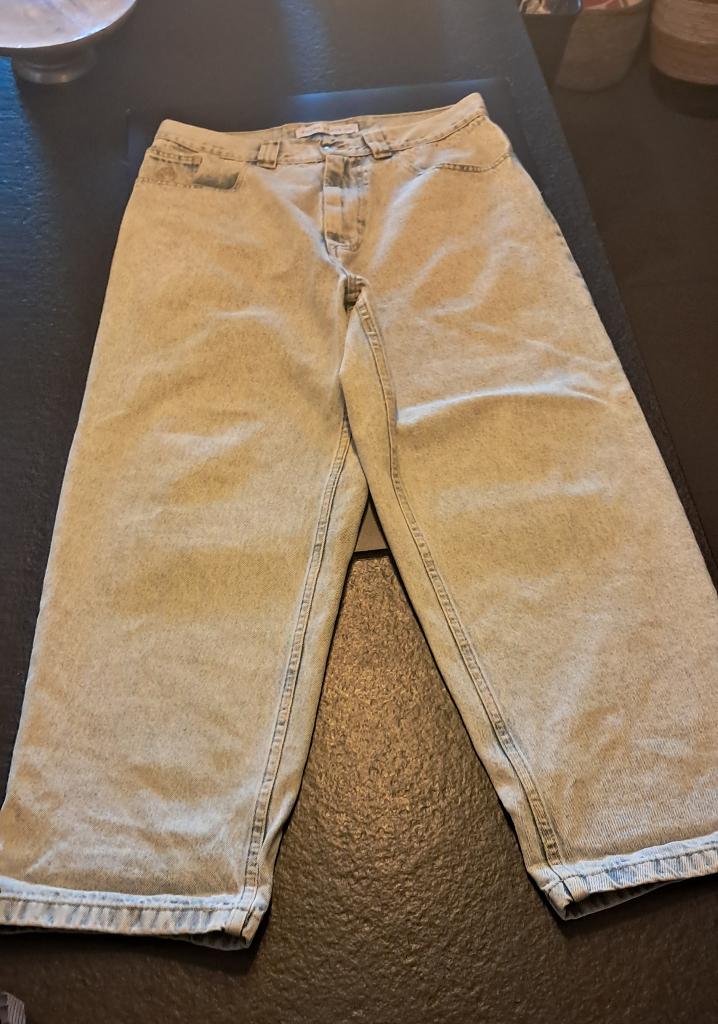 Polar Skate BIG BOY jeans - Light Blue - M, Ophalen of Verzenden, Zo goed als nieuw, Maat 48/50 (M), Blauw