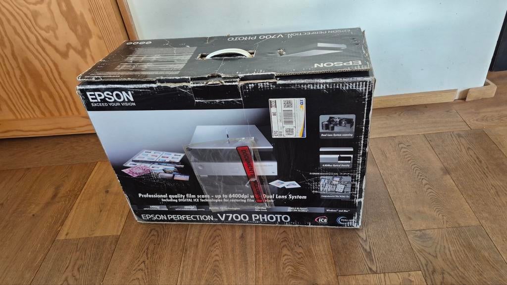 Epson v700 negatiefscanner, Ophalen