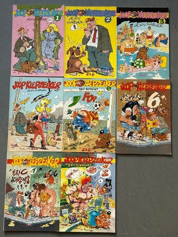 Joop Klepzeiker, Boeken, Meerdere stripboeken, Ophalen of Verzenden, Gelezen