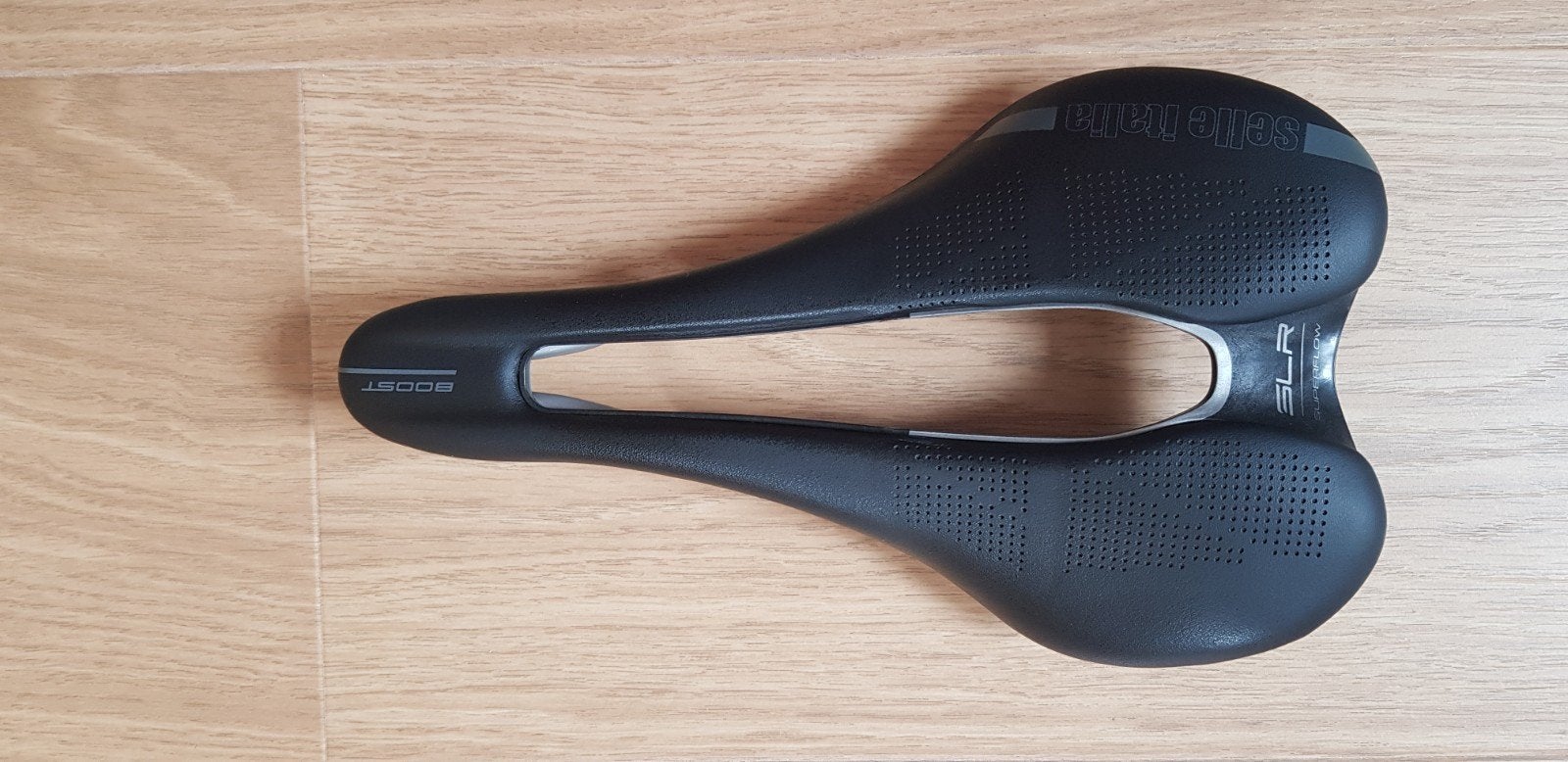 Selle Italia SLR Boost Superflow TI 316, Fietsen en Brommers, Fietsonderdelen, Ophalen, Zo goed als nieuw, Zadel, Titanium