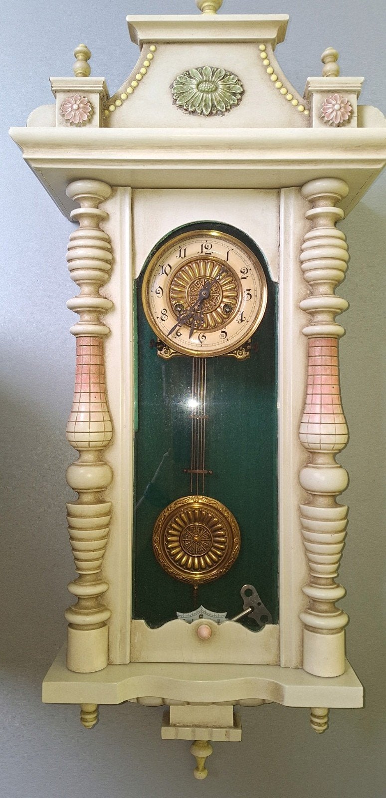Antieke wandklok, Ophalen