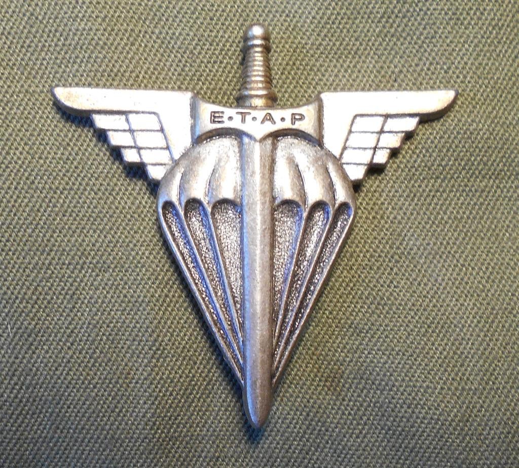 FRANCE / PARA / ETAP., Envoi, Armée de terre, Emblème ou Badge