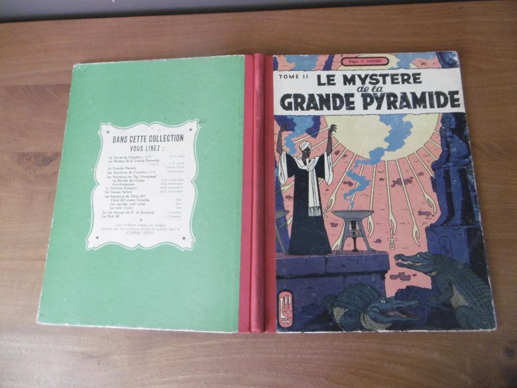 Blake & Mortimer : Mystère de la grande pyramide 2  EO 1953, Livres, Enlèvement ou Envoi