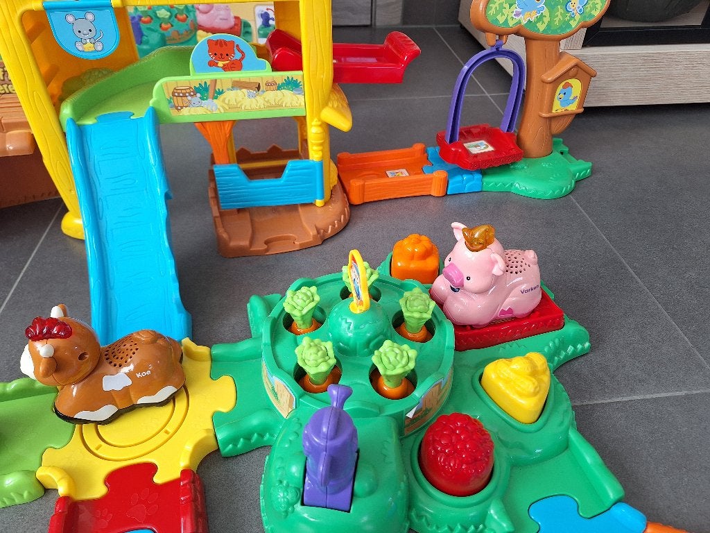 Zoef zoef dieren Vtech - uitgebreide set, Ophalen, Gebruikt