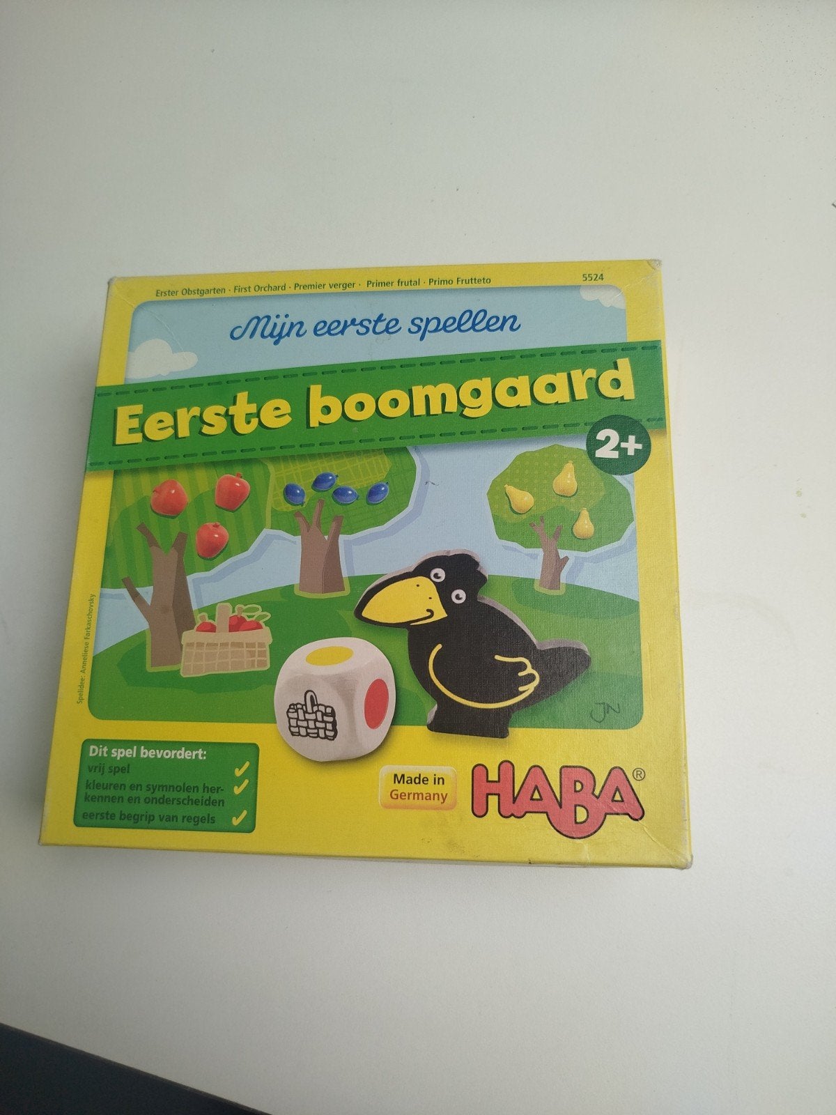 gezelschapsspel peuter, Ophalen