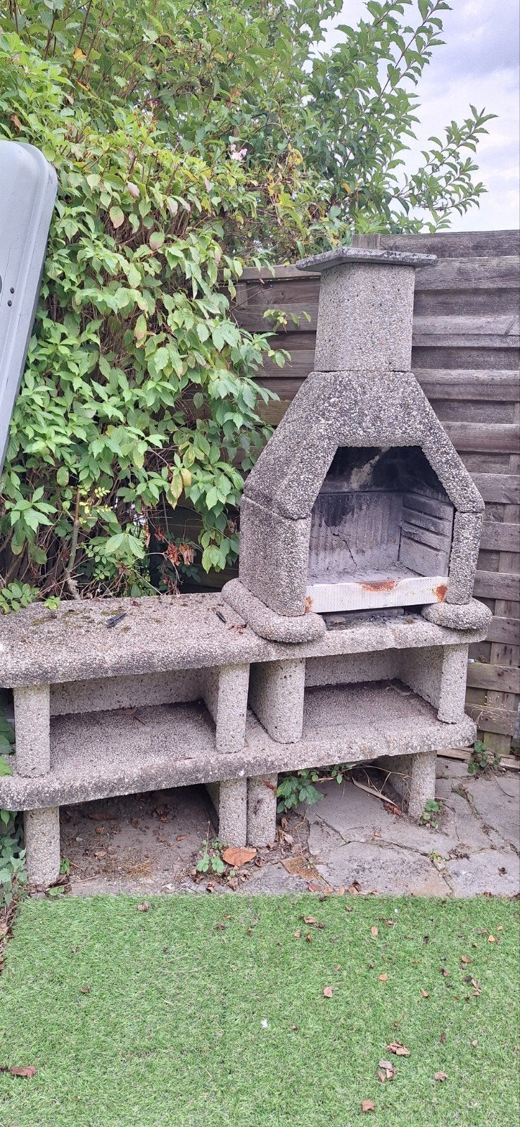 Barbecue en pierre, Enlèvement