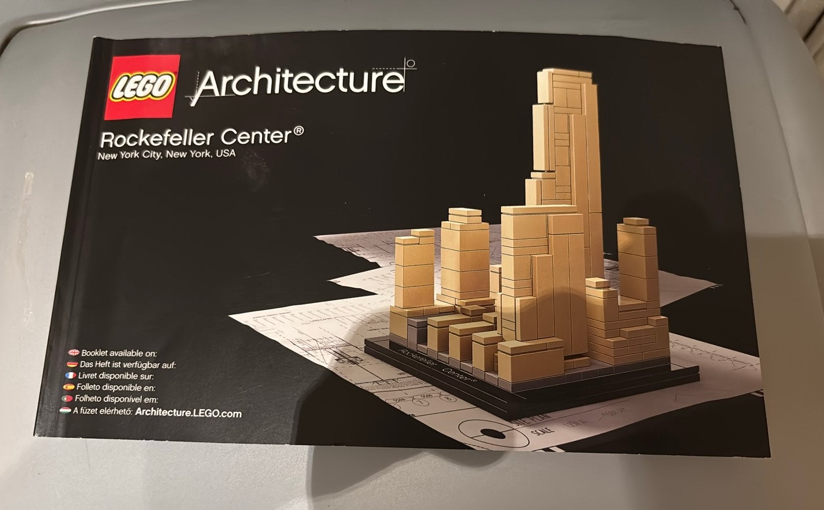 Lego-handleiding, architectuur, Rockfeller Center, Ophalen, Zo goed als nieuw, Lego, Architecture