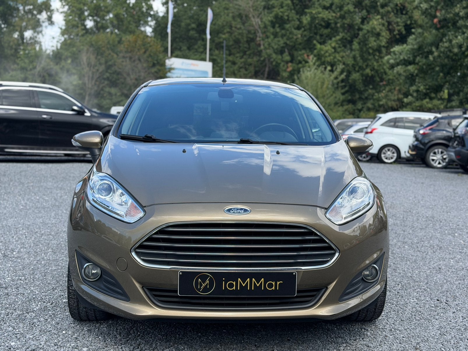 FORD FIESTA - 1.6 BENZINE - AUTOMAAT, Auto's, Ford, Automaat, Stof, Zwart, Bruin