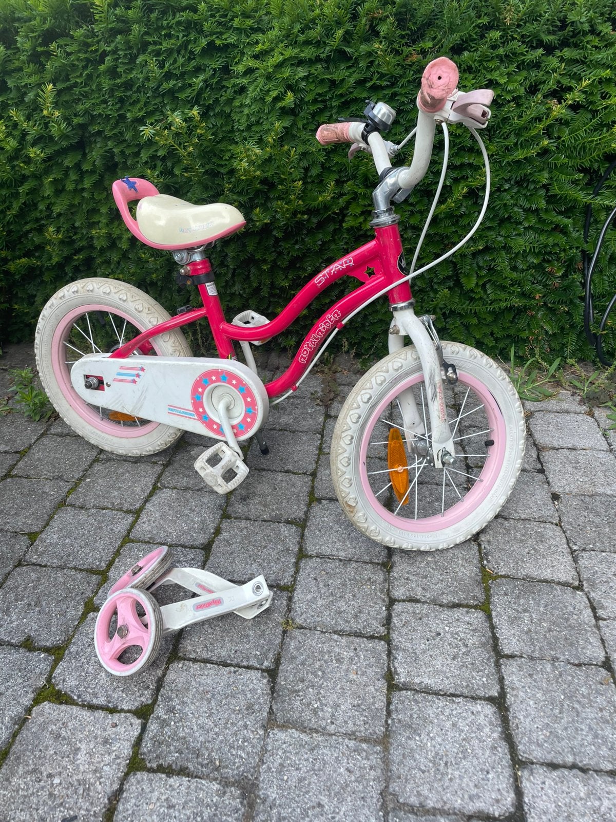 Kinderfiets 14”, Fietsen en Brommers, Ophalen, Gebruikt, Zijwieltjes