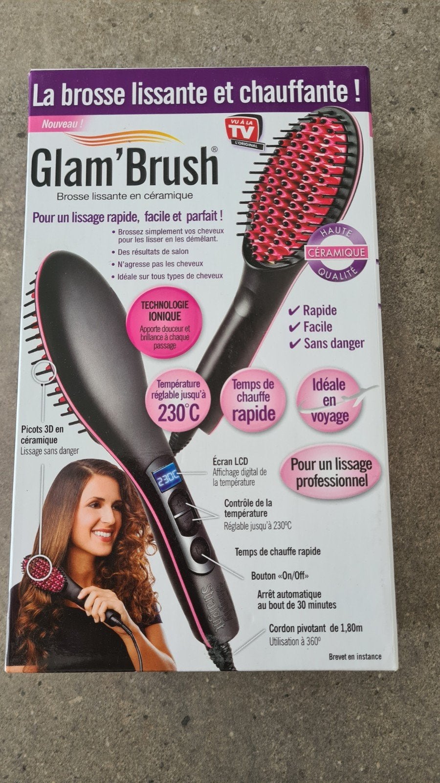 Glambrush (als nieuw), Bijoux, Sacs & Beauté, Beauté | Soins des cheveux, Enlèvement, Neuf, Fer à friser ou Lisseur
