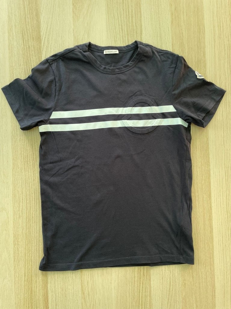 Moncler T shirt, Kleding | Heren, T-shirts, Moncler, Zwart, Ophalen of Verzenden, Gedragen