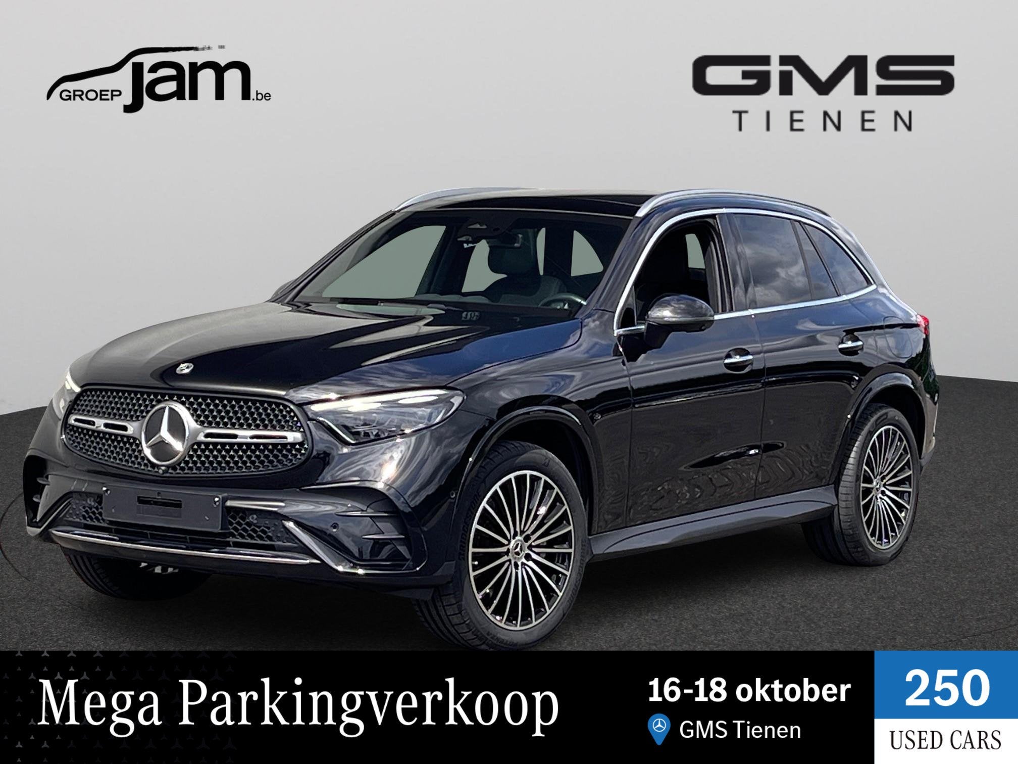 Mercedes-Benz GLC-klasse 300 de 4M AMG Line/Pano, Auto's, Automaat, 197 pk, Gebruikt, Zwart