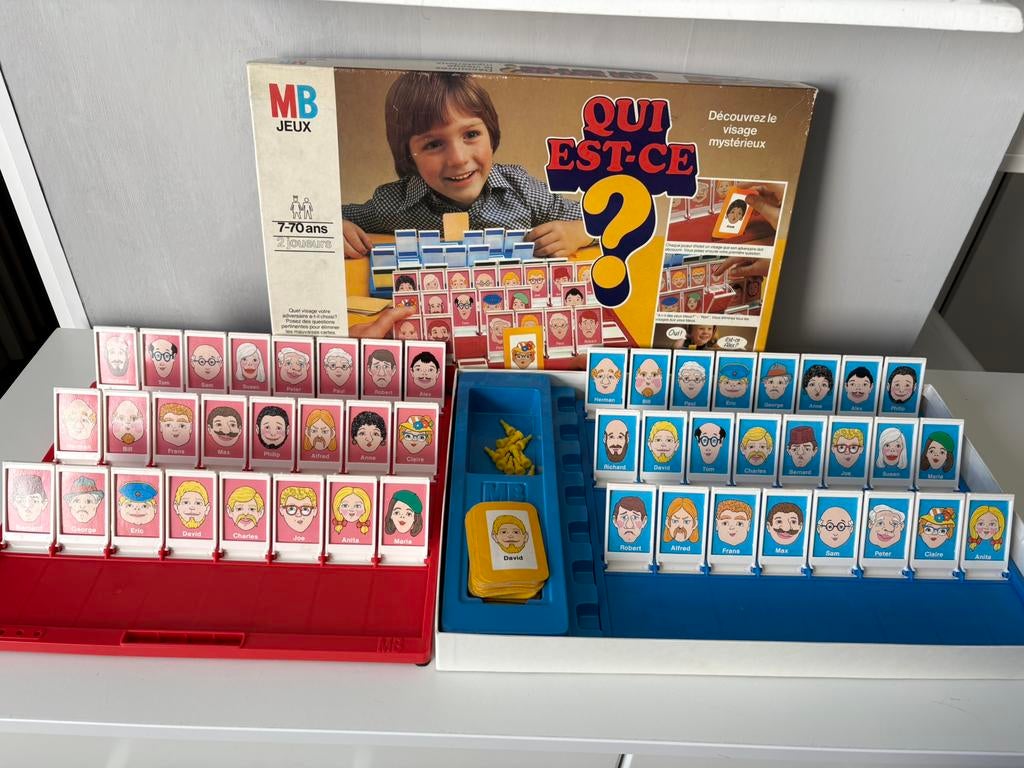 Jeu QUI EST-CE ?, Hobby & Loisirs créatifs, Jeux de société | Autre, Enlèvement ou Envoi, Utilisé