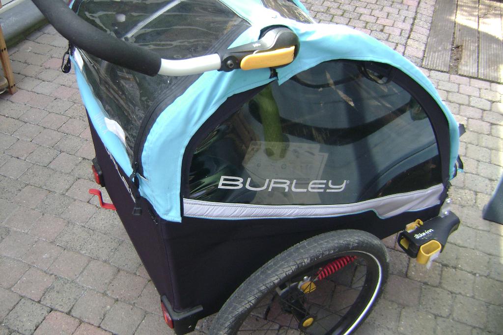 fietskar, Fietsen en Brommers, Ophalen, Opvouwbaar, Burley, Zo goed als nieuw