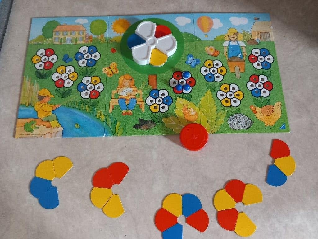 Bonte bloemen, Een of twee spelers, Ophalen, Gebruikt, Ravensburger