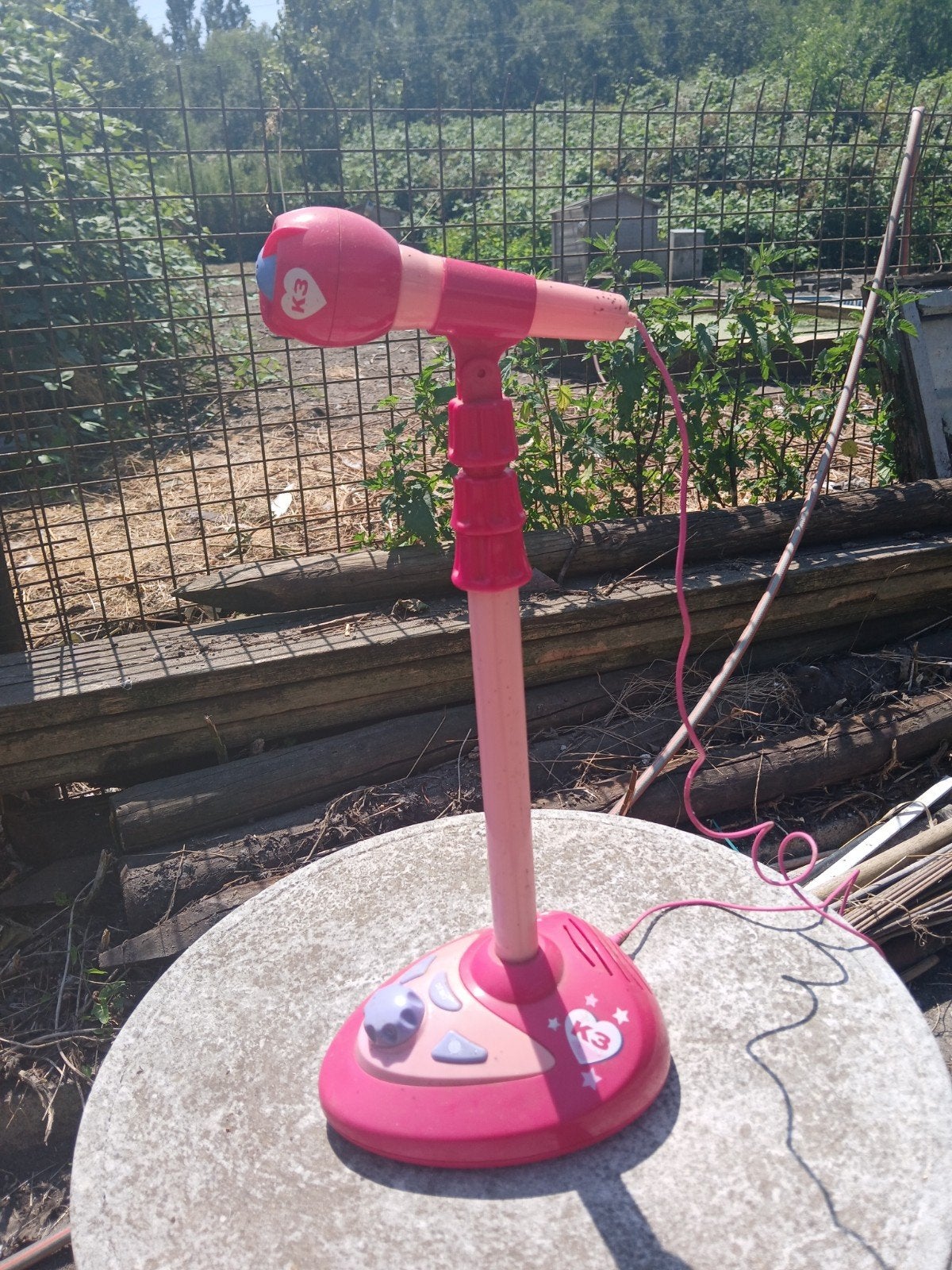 K3 microphone, Enlèvement