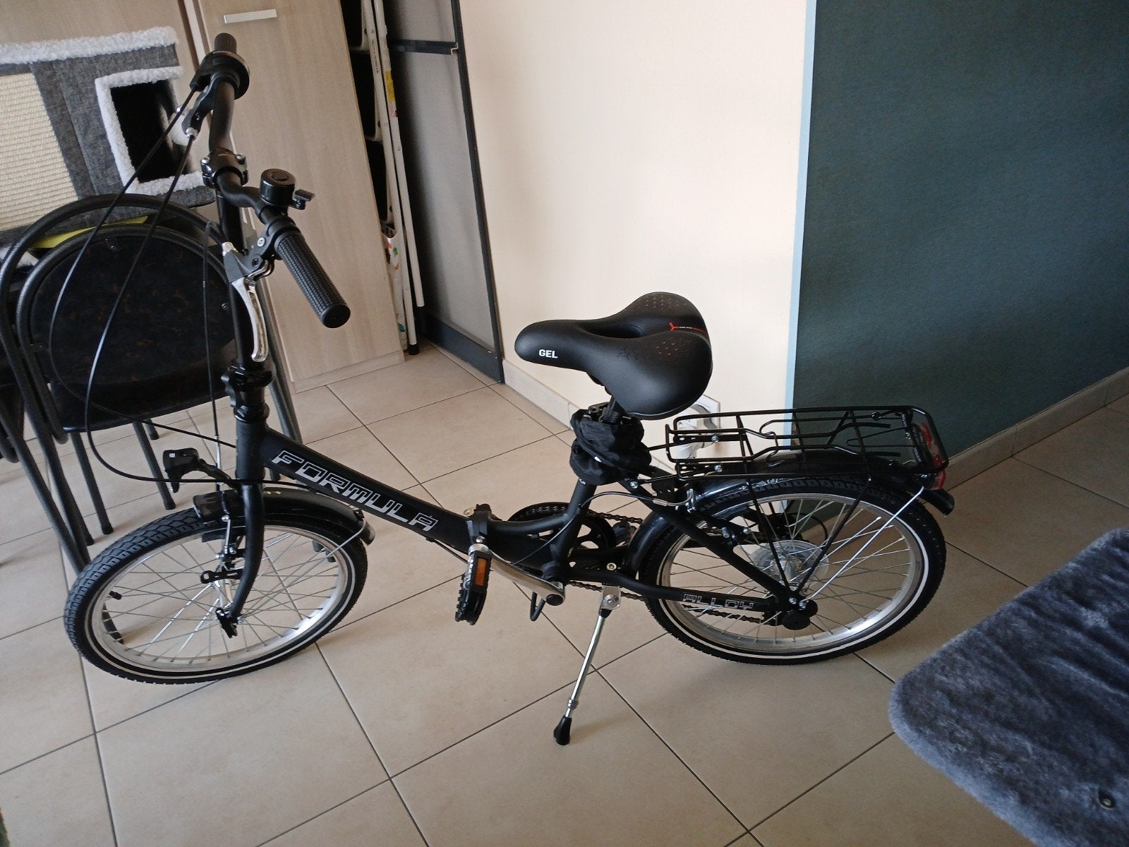 plooifiets met slot, Fietsen en Brommers, Elektrische fietsen, Ophalen