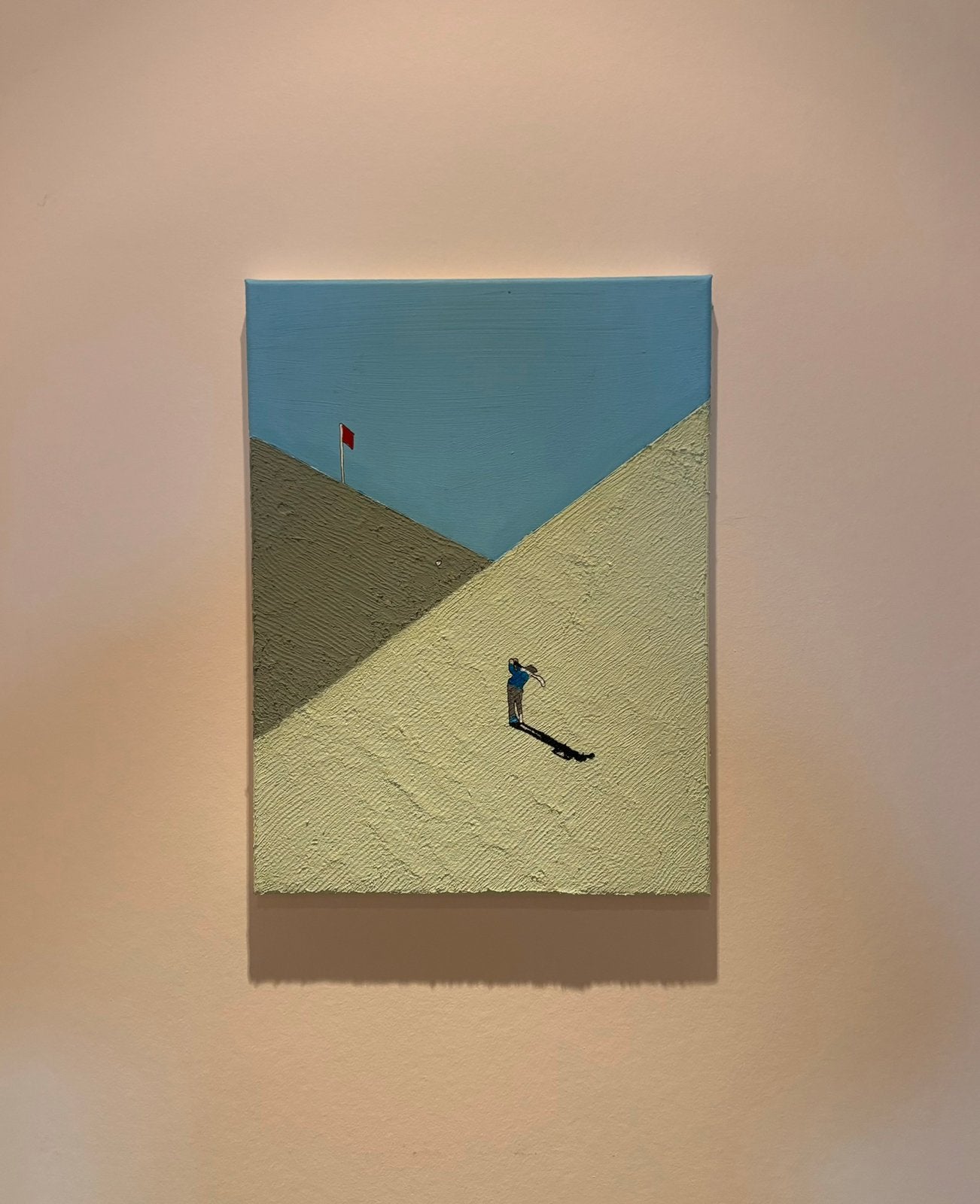 Schilderij ‘Hole 18’, Ophalen of Verzenden