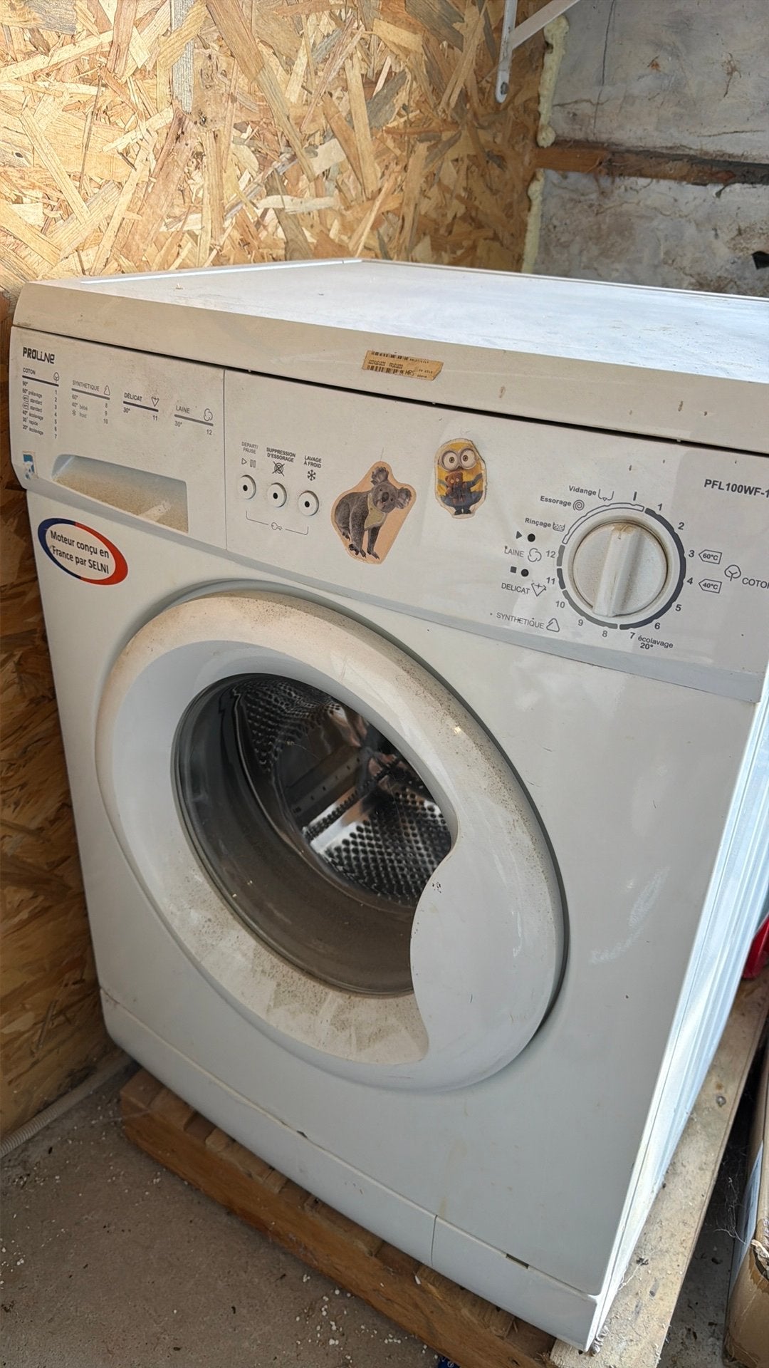 Mavhine a laver, 4 à 6 kg, Enlèvement, Utilisé, Chargeur frontal