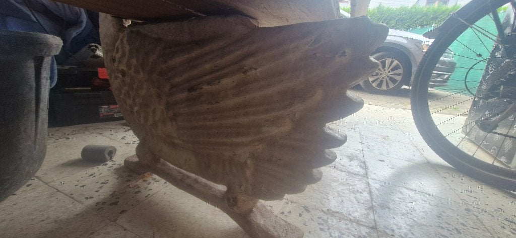 Banc en fonte, Ophalen