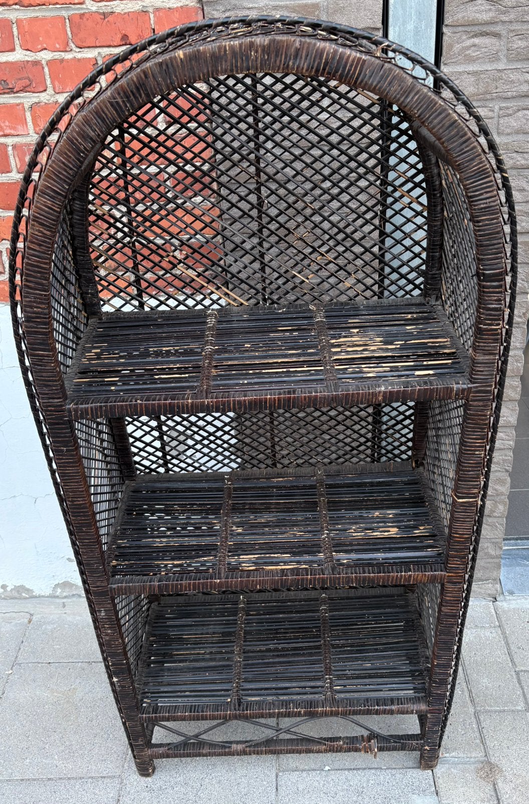 Rotan kastje, Huis en Inrichting, Woonaccessoires | Etagères, Ophalen, Zo goed als nieuw