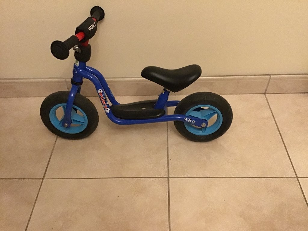 Loopfiets blauw, Kinderen en Baby's, Ophalen, Zo goed als nieuw, Loopfiets