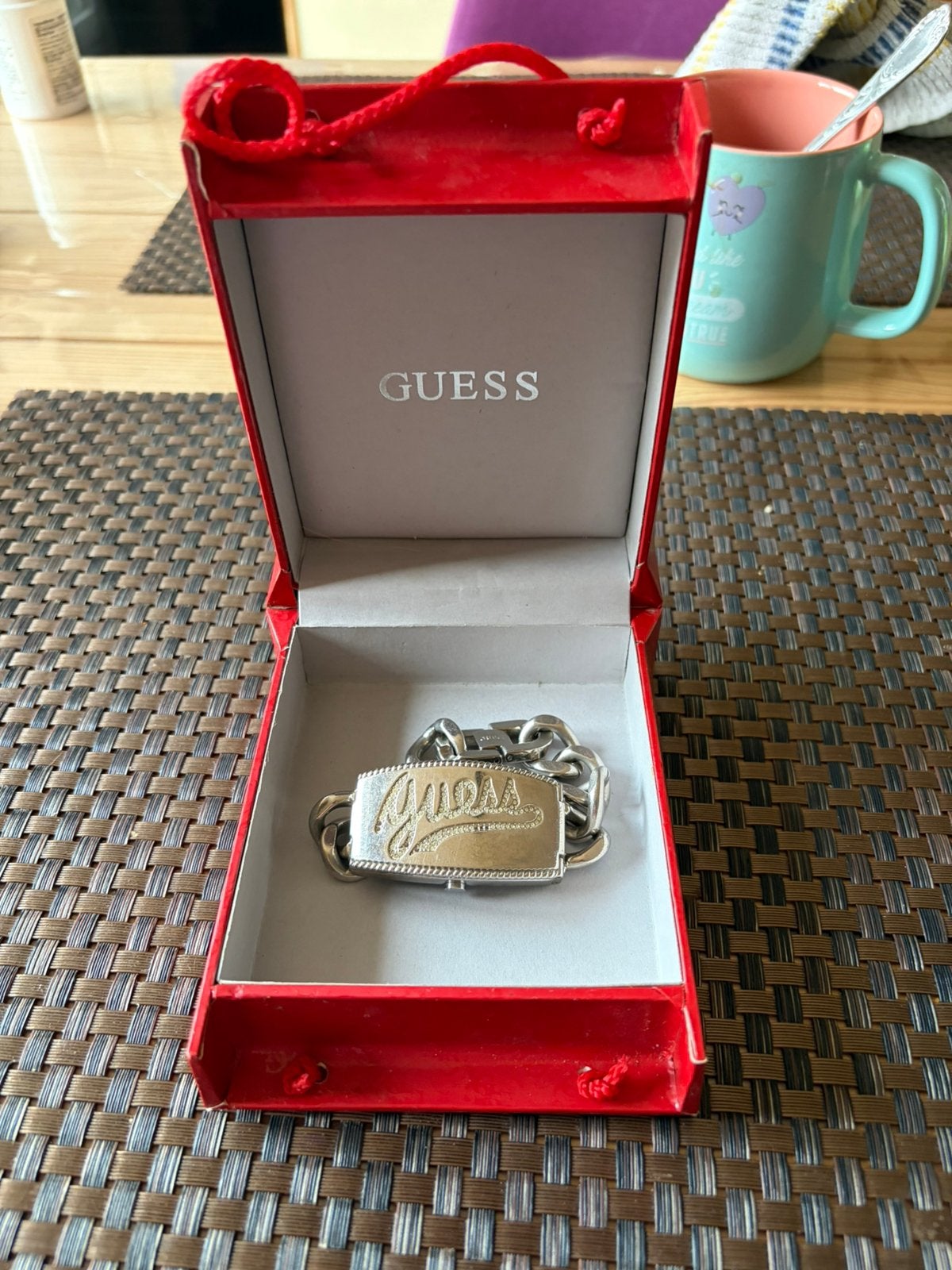 Horloge GUESS, Handtassen en Accessoires, Horloges | Dames, Ophalen of Verzenden, Zo goed als nieuw, Guess