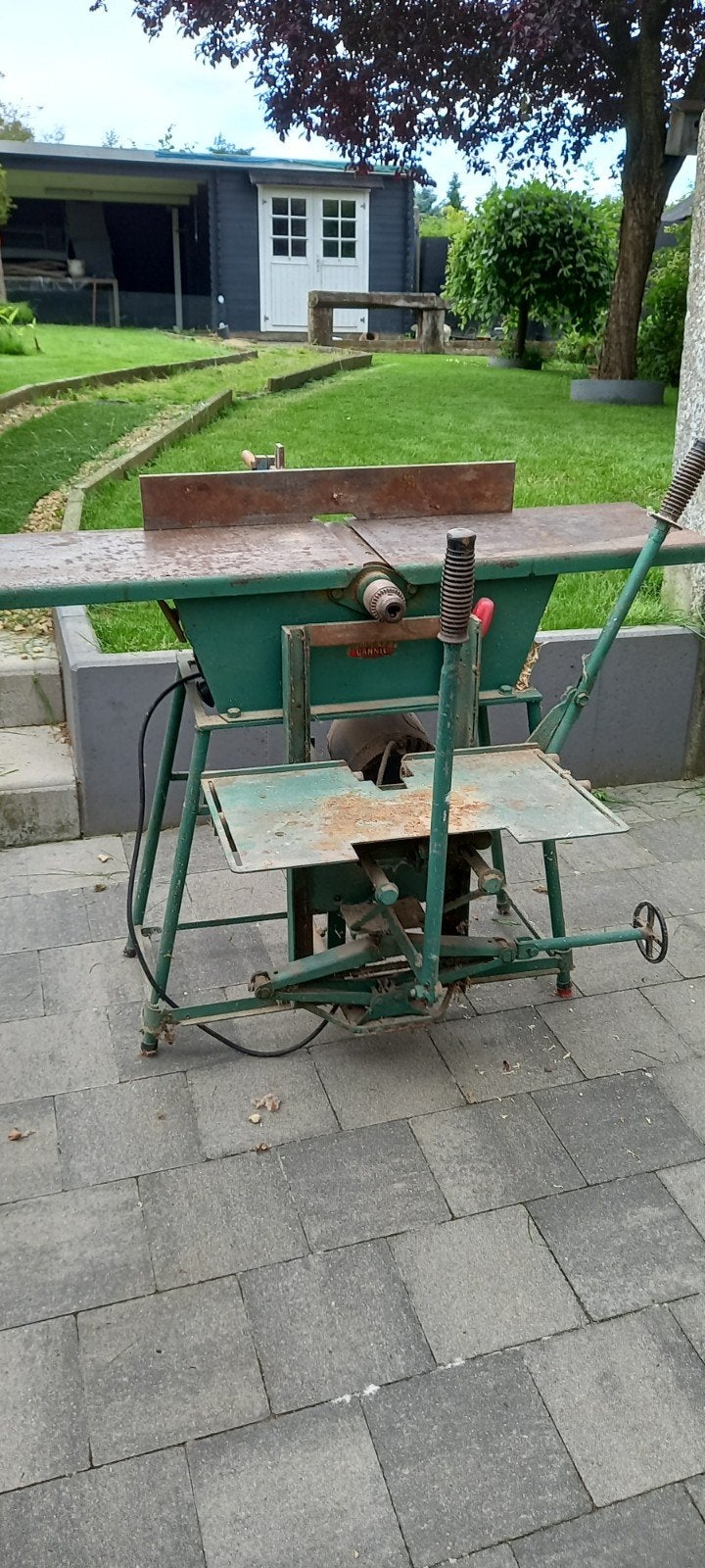 schaafmachine, Ophalen