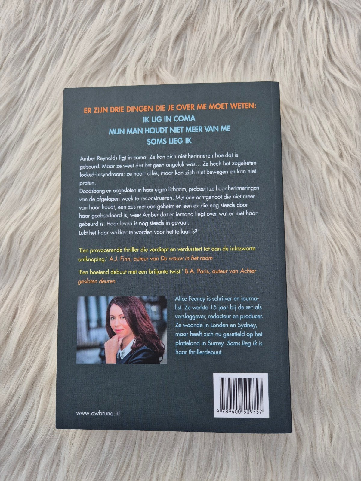 Boek: Alice Feeney - Soms Lieg Ik, Ophalen of Verzenden, Nieuw, Alice Feeney