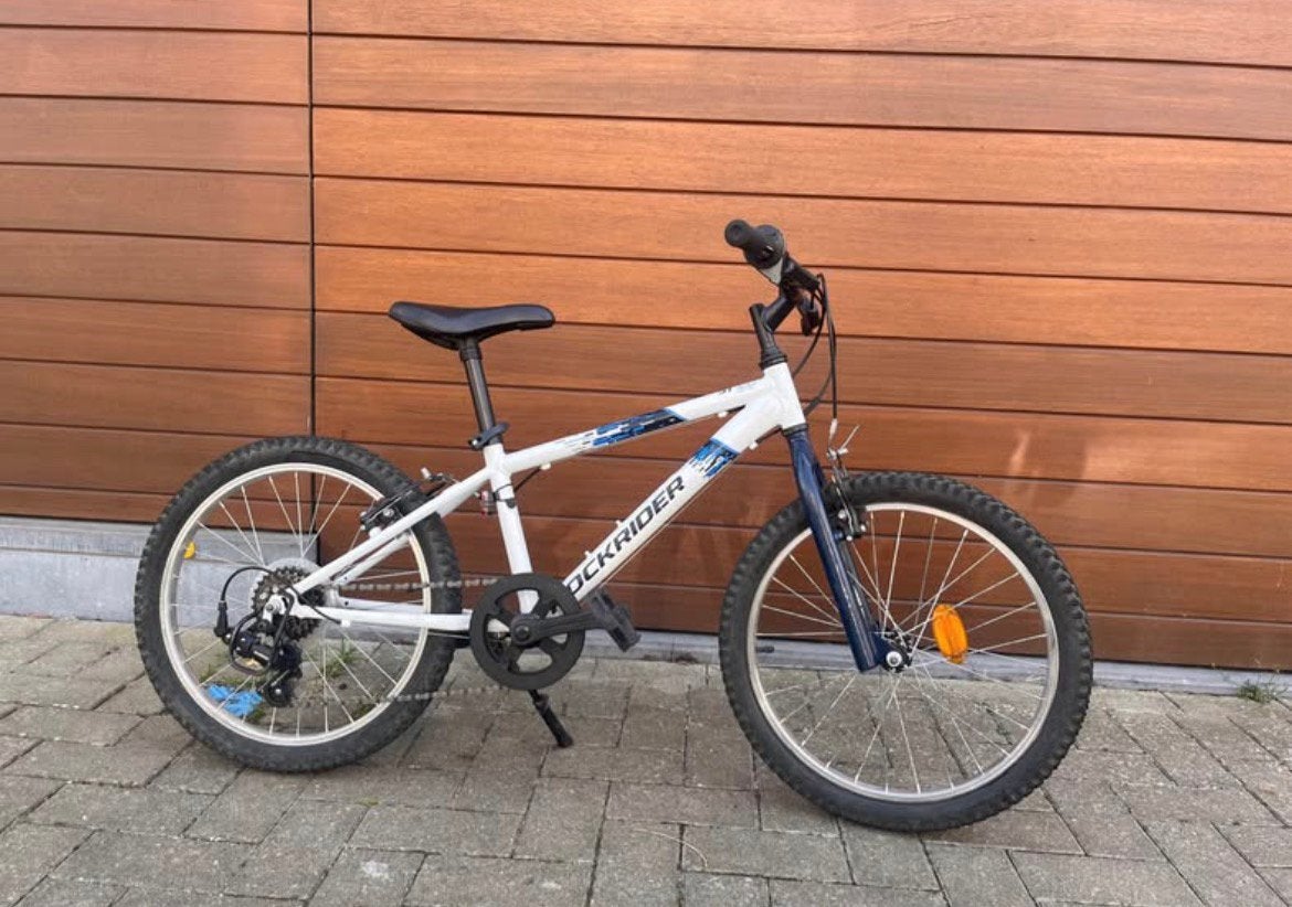 Mountainbike decathlon 20 inch rockrider wit, Fietsen en Brommers, Fietsen | Crossfietsen en BMX, Ophalen, Gebruikt