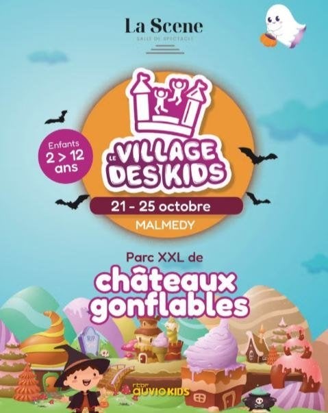 E-tickets VIP Village Kids Malmedy 21/10 de 10h à 14h00, Tickets en Kaartjes, Twee personen, Ticket of Toegangskaart