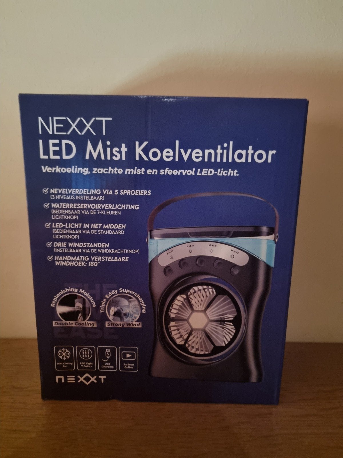 Led Mist Tafelventilator, Electroménager, Ventilateurs, Enlèvement, Ventilateur de table