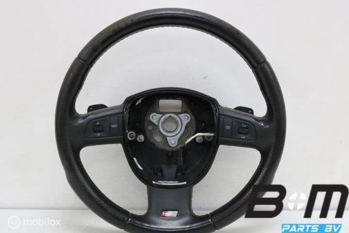 Multifunctie S-line stuur + flippers Audi A4 8P0419091DB, Utilisé
