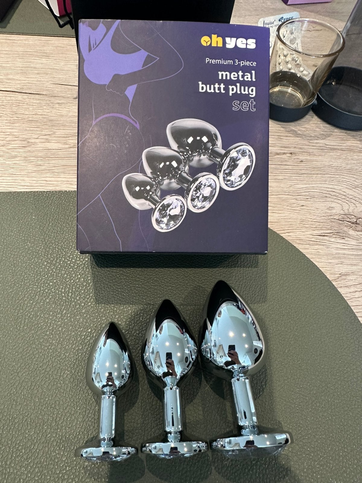 Metal butt plug set van 3, Enlèvement ou Envoi, Neuf
