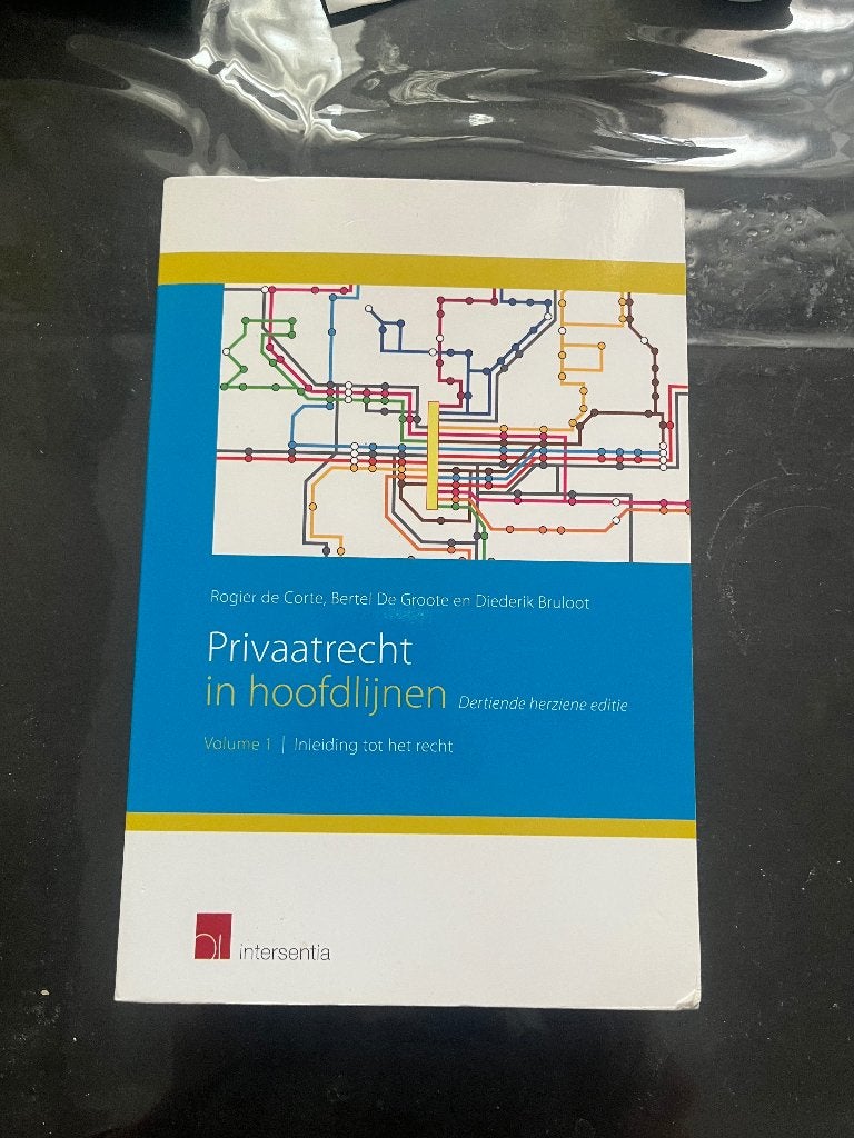Privaatrecht in hoofdlijnen dertiende herziende editie, Enlèvement ou Envoi, Comme neuf