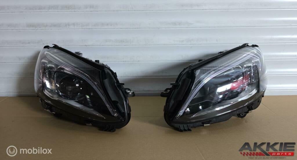 Mercedes c klasse koplamp multibeam rechts links W205, Gebruikt, Ophalen of Verzenden