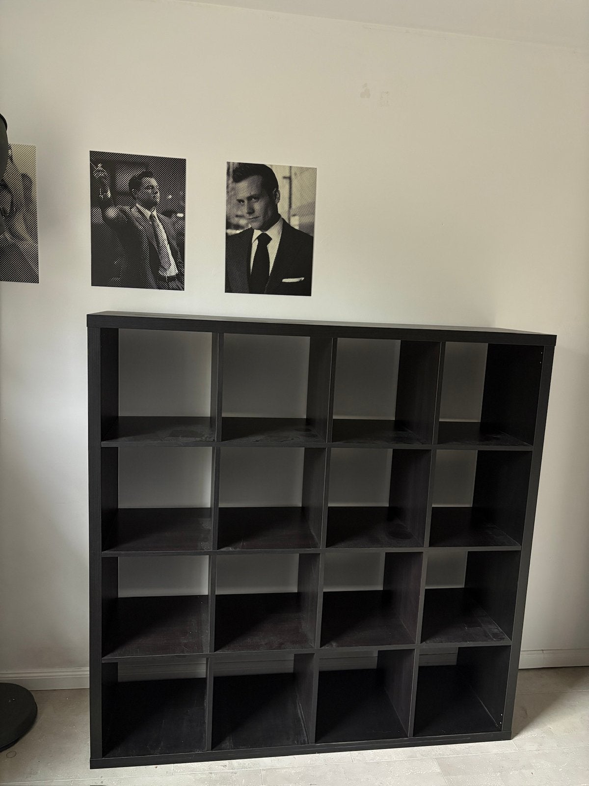 Ikea Kallax kast (zwart), Ophalen, Met plank(en), 100 tot 150 cm, Zo goed als nieuw