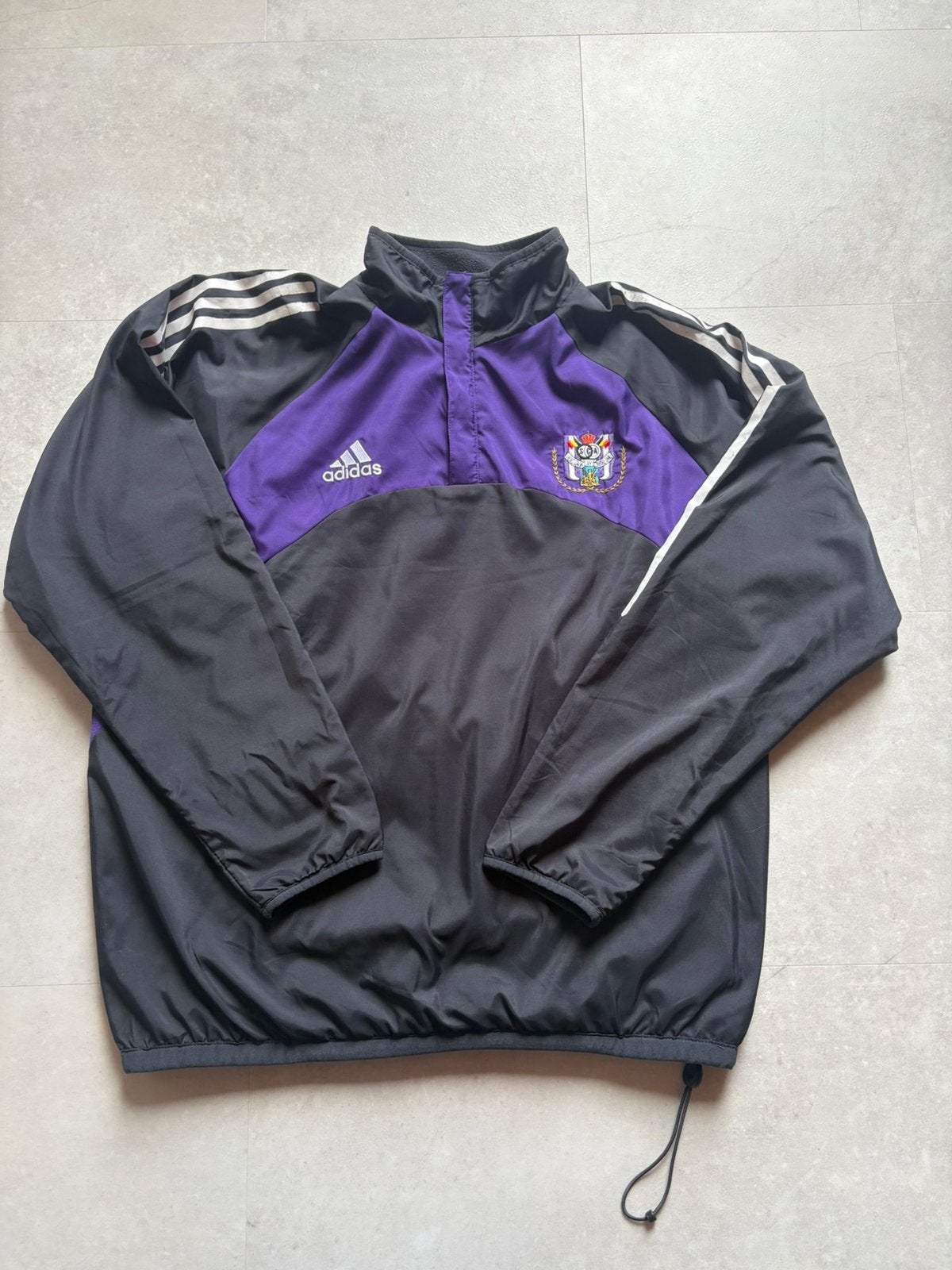 Polaire reversible d’entrainement vintage Anderlecht  T: L, Vêtements | Hommes, Vêtements de sport, Football, Gris, Enlèvement ou Envoi
