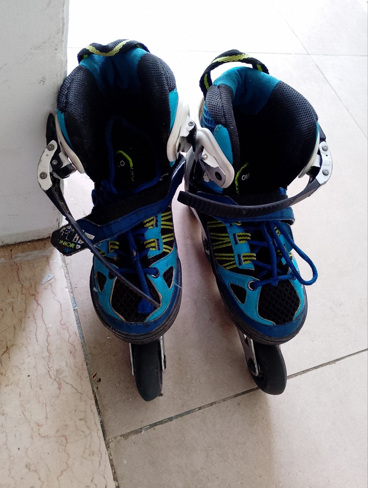 rol schaatsen, Ophalen
