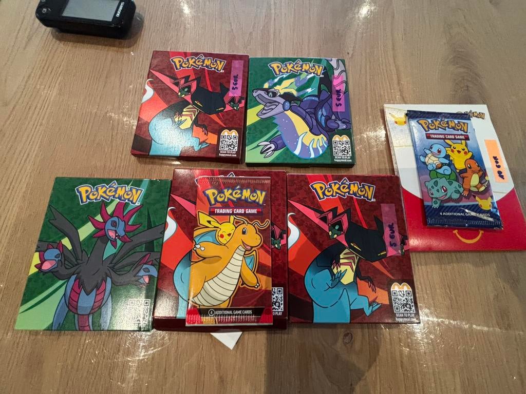 Pokemon Mcdonalds Set, Hobby en Vrije tijd, Ophalen of Verzenden, Nieuw, Booster