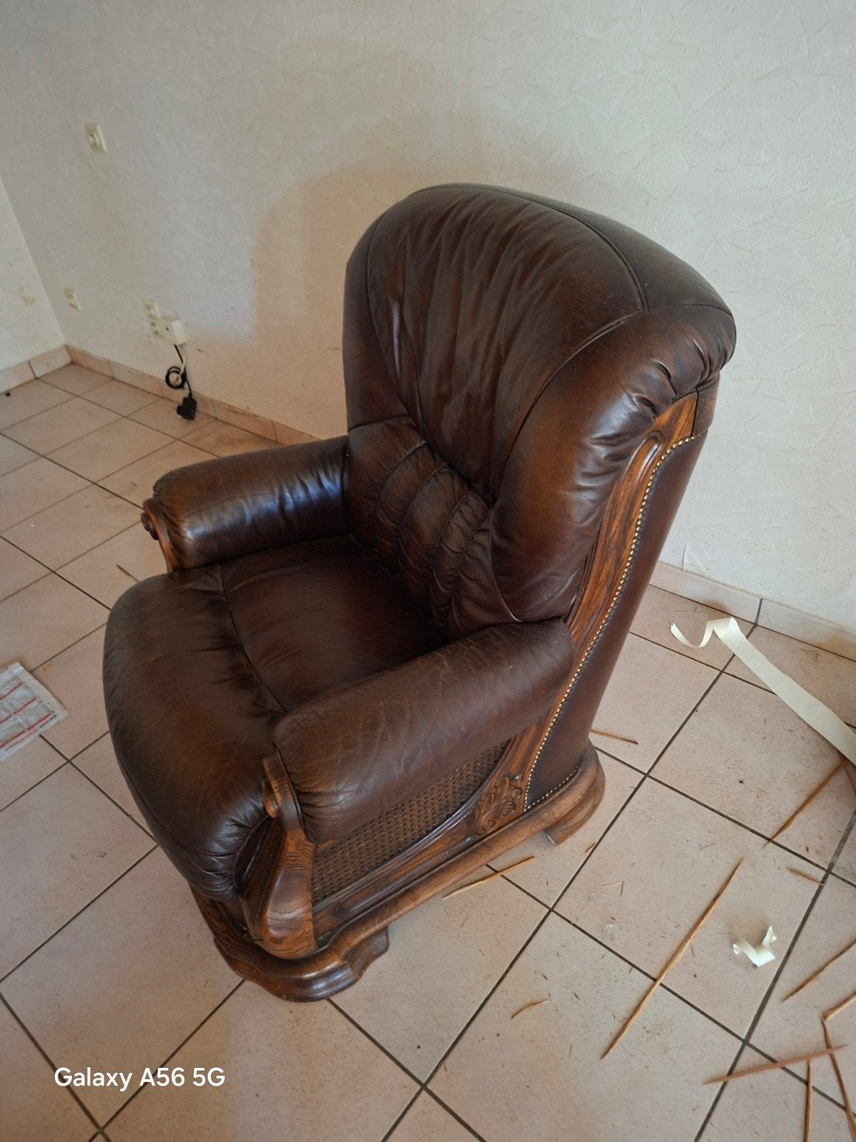 Zetel leer, Ophalen