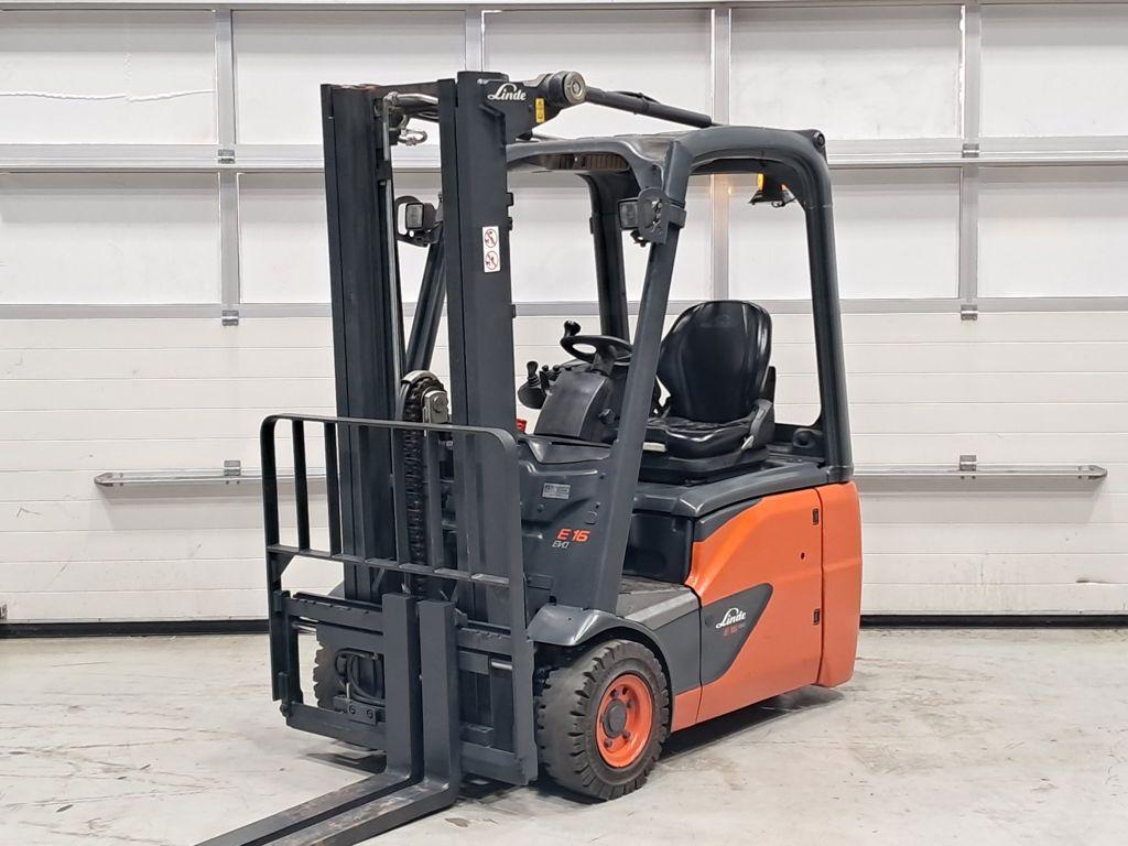 Linde E16C-02, Articles professionnels, Machines & Construction | Chariots élévateurs & Transport interne, Chariot élévateur, Électrique