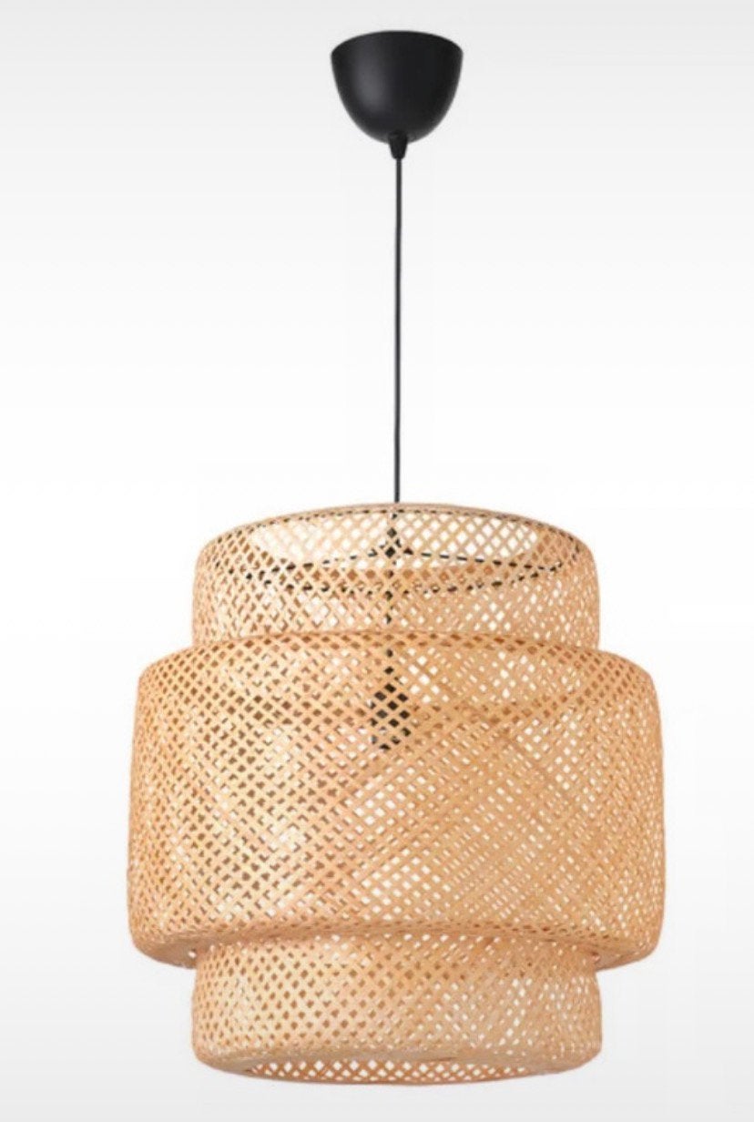 IKEA Sinnerlig hanglamp Groot, Ophalen of Verzenden, Nieuw, Hout, E27 (groot)