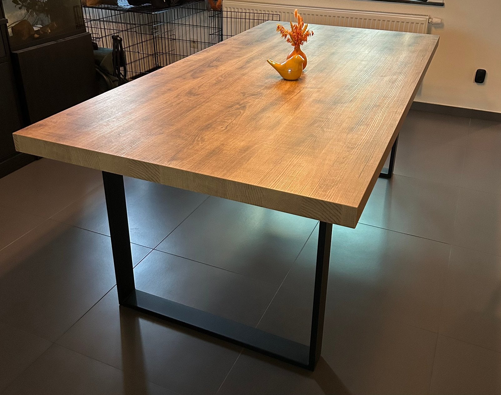 Eettafel, Comme neuf, 100 à 150 cm, Enlèvement, Rectangulaire