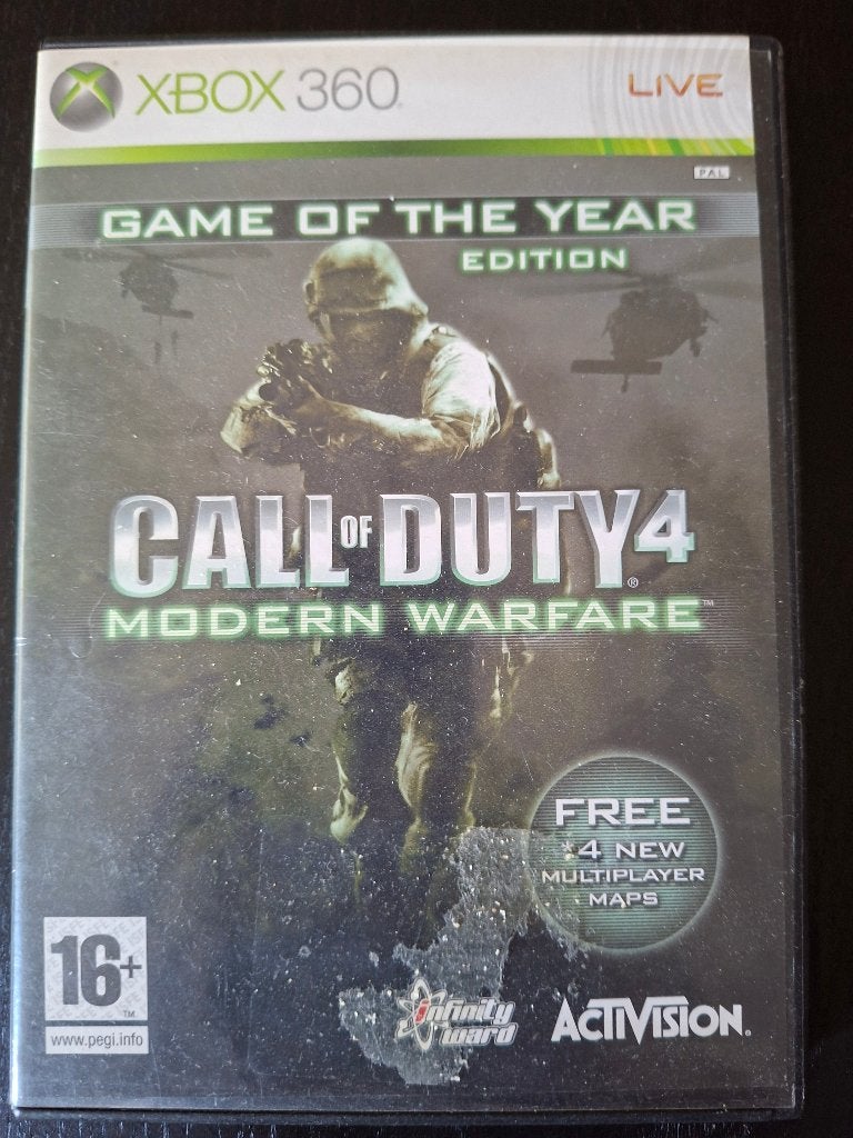 C.O.D. 4 - Modern Warfare Xbox 360 game, Online, Shooter, Ophalen of Verzenden, Zo goed als nieuw