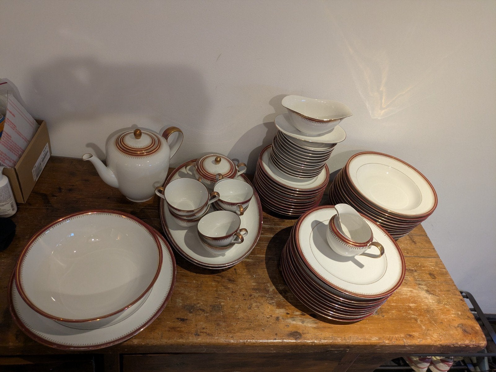 servies bavaria, Enlèvement