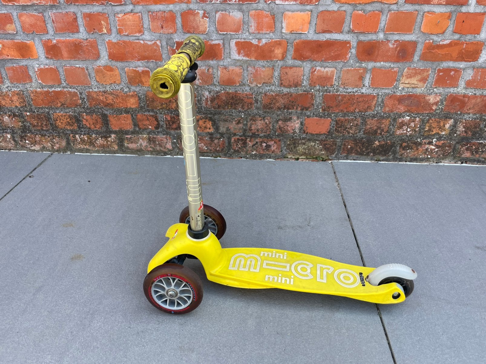 Mini Micro step geel, Fietsen en Brommers, Ophalen of Verzenden, Gebruikt, Gewone step