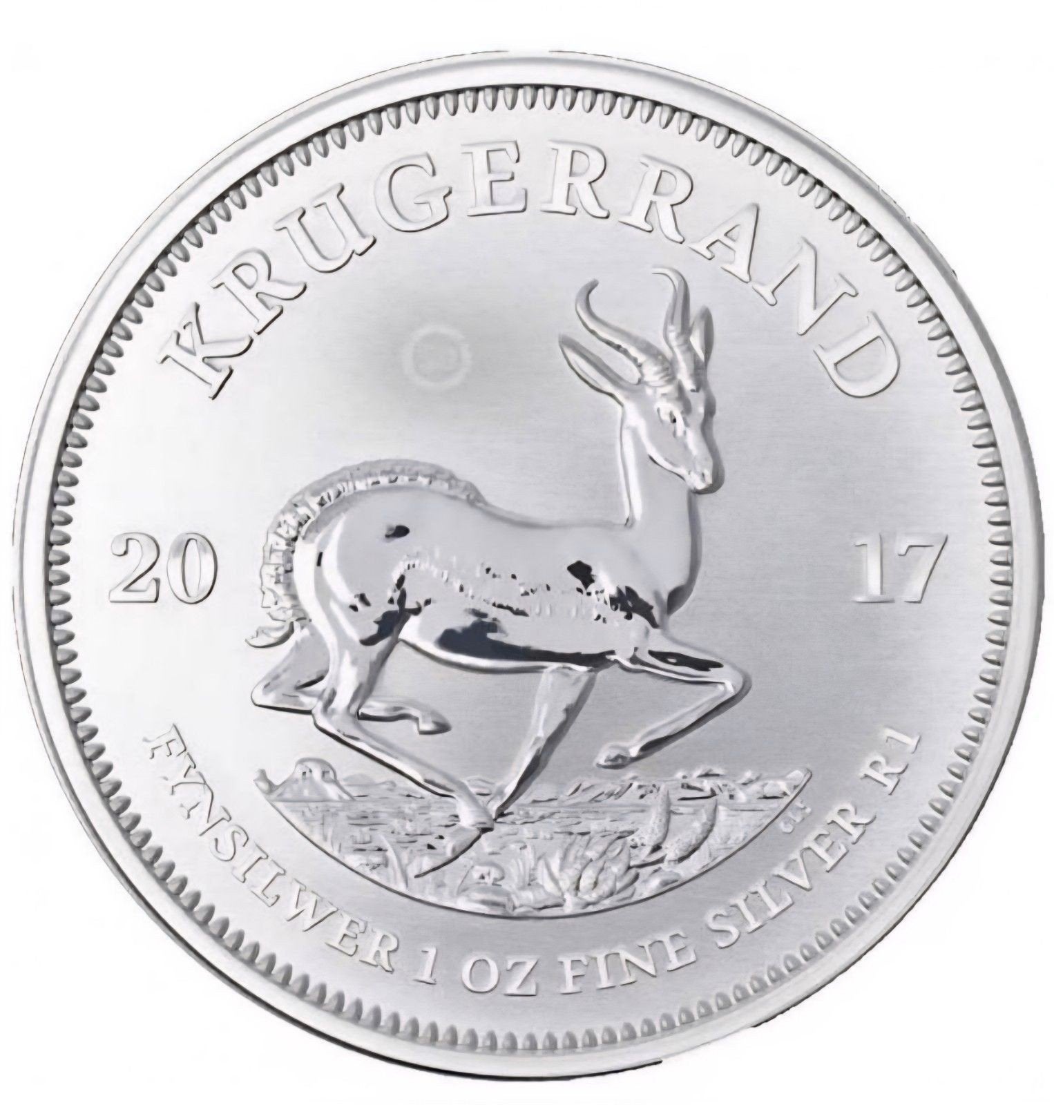 krugerrrand silver 2017 50ème anniversaire 1 once, Ophalen, Zilver