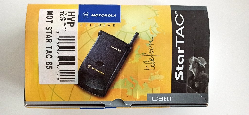 Vintage Motorola StarTAC 85 incl verpakking, Telecommunicatie, Ophalen of Verzenden, Gebruikt