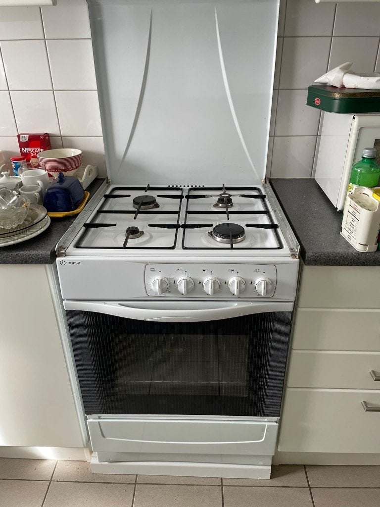 Gasfornuis, Ophalen, Gebruikt, 4 kookzones, Gas